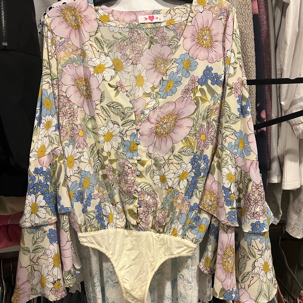 Buddylove floral bodysuit
